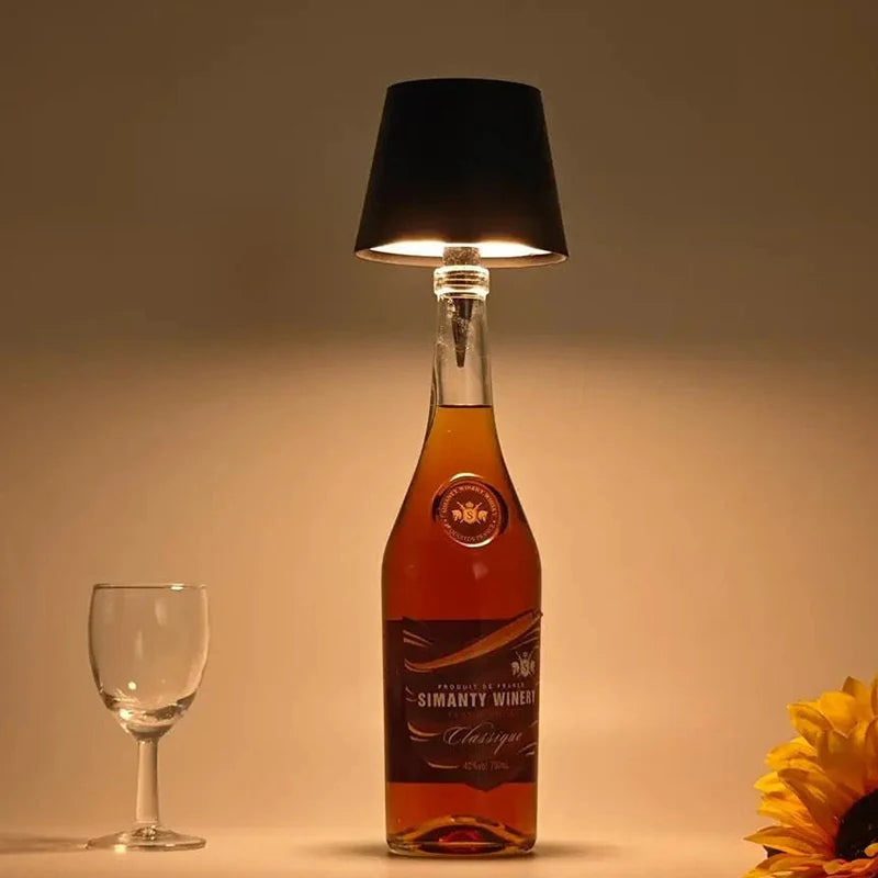 Lámpara decorativa para botellas