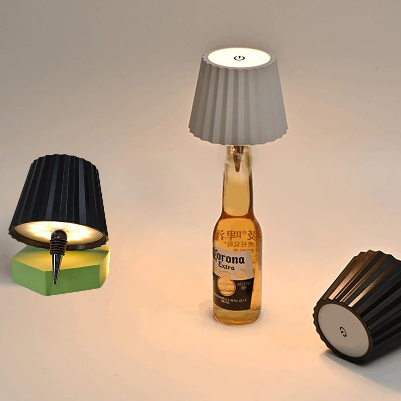 Lámpara decorativa para botellas